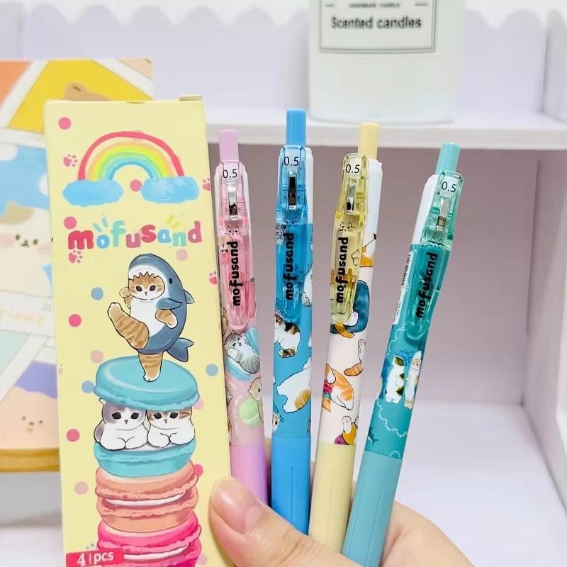 Anime Merchandise Types - 4 adet mofusand yaratıcı sevimli anime