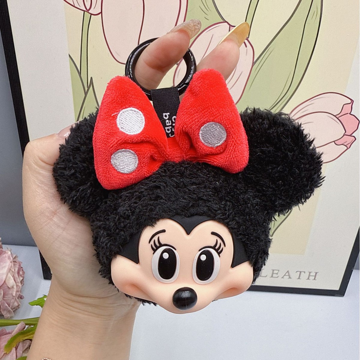 Cute Anime Merchandise - Mickey Minnie Peluş Bebek Anahtarlık Sevimli