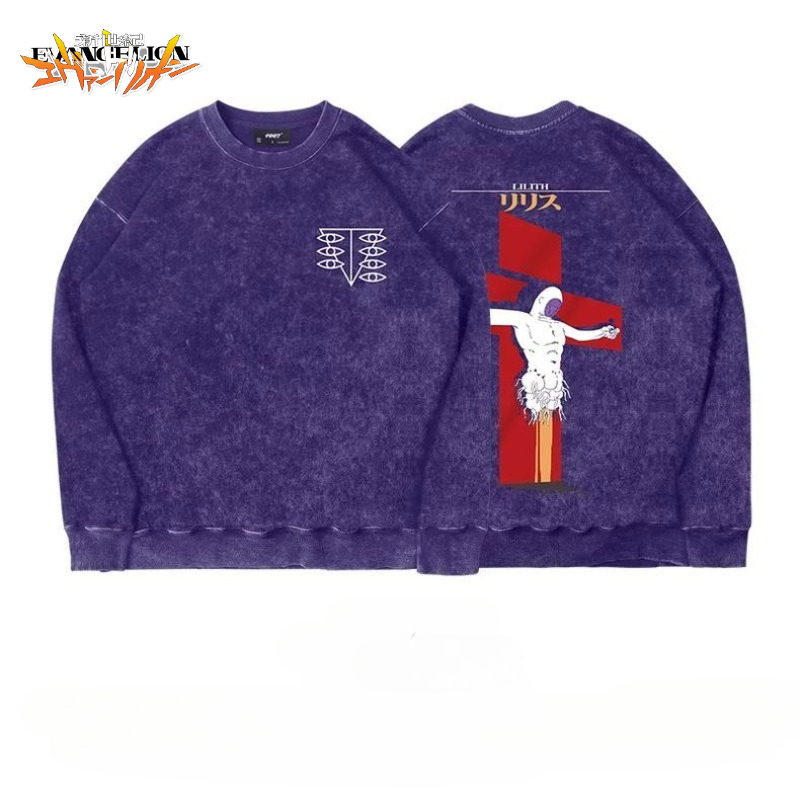 Anime Merchandise Hoodie - EVA-01 Test Tipi Anime Ürünleri Karikatür