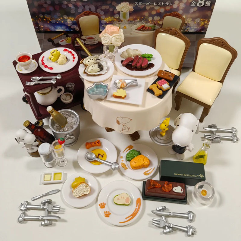 Figure Display Box - Reament Snoopy Restoranı Amerikan Tatlıları Dükkanı