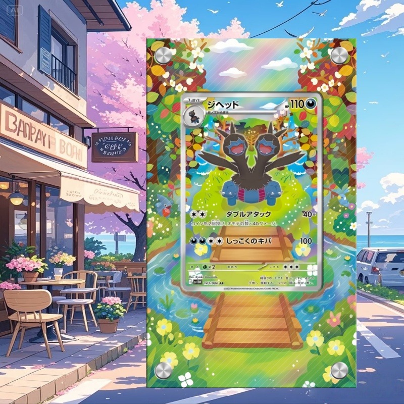 Anime Merchandise From Japan - Pokemon Zweilous Kartı PTCG Anahtarlık Anime
