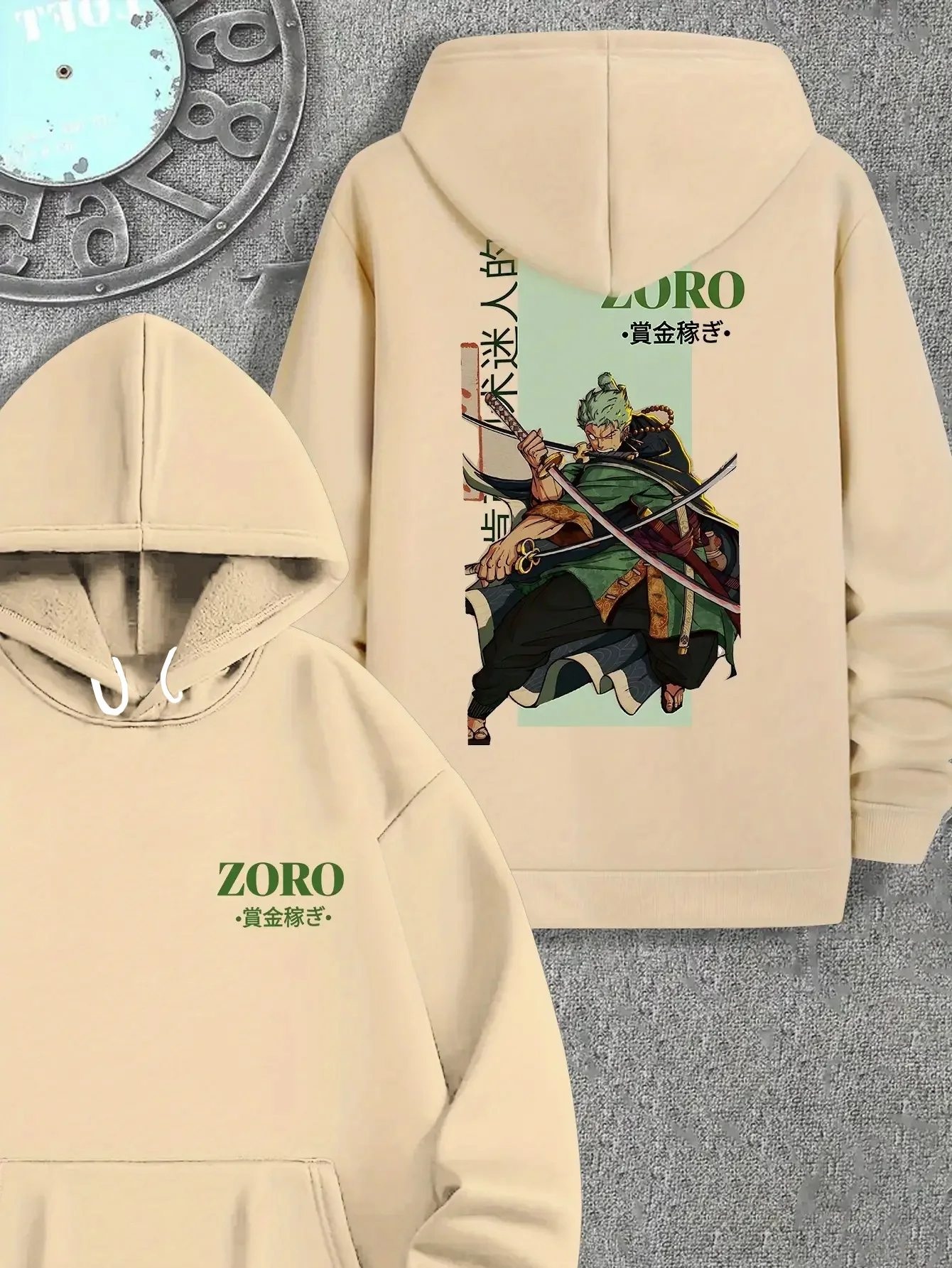 Anime Merchandise Hoodie - One Piece Chopper Q-Version Baskılı Tişört,