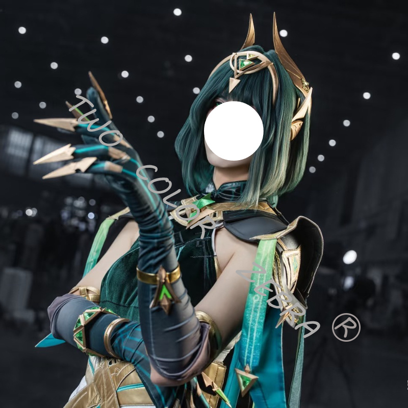 Oyun Genshin Impact Nefer Yeşi - Cosplay Wig Colored incelemesi ve fiyatı