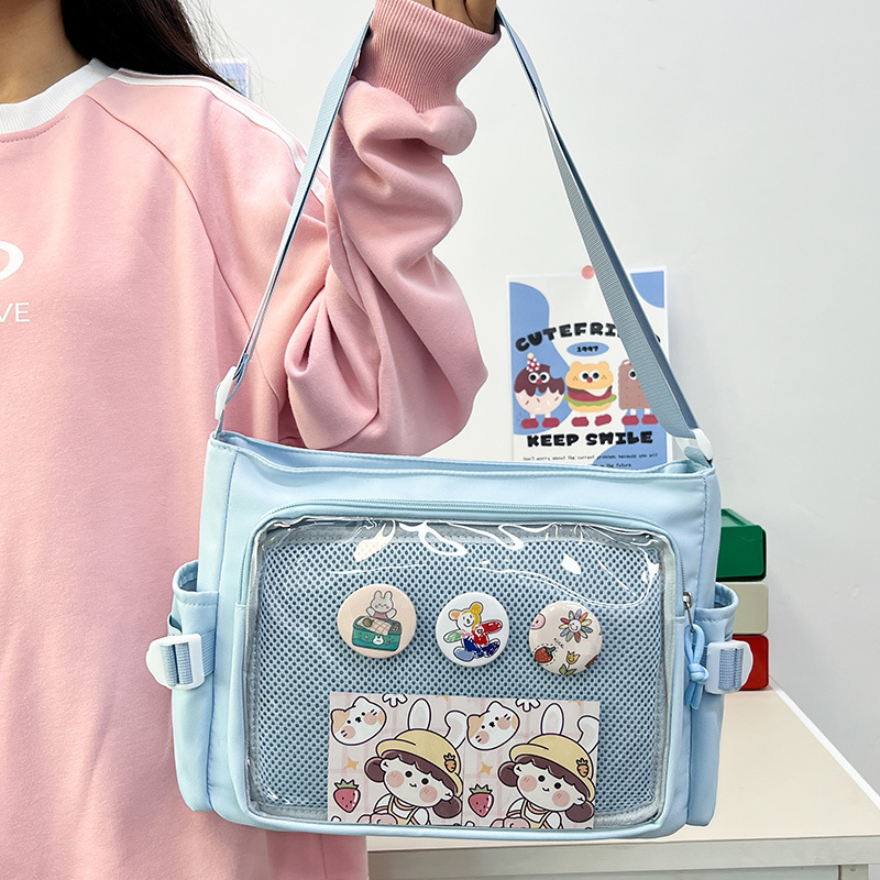 Şeffaf rozet ekran Tote çanta  - Anime Tote Bag incelemesi ve fiyatı