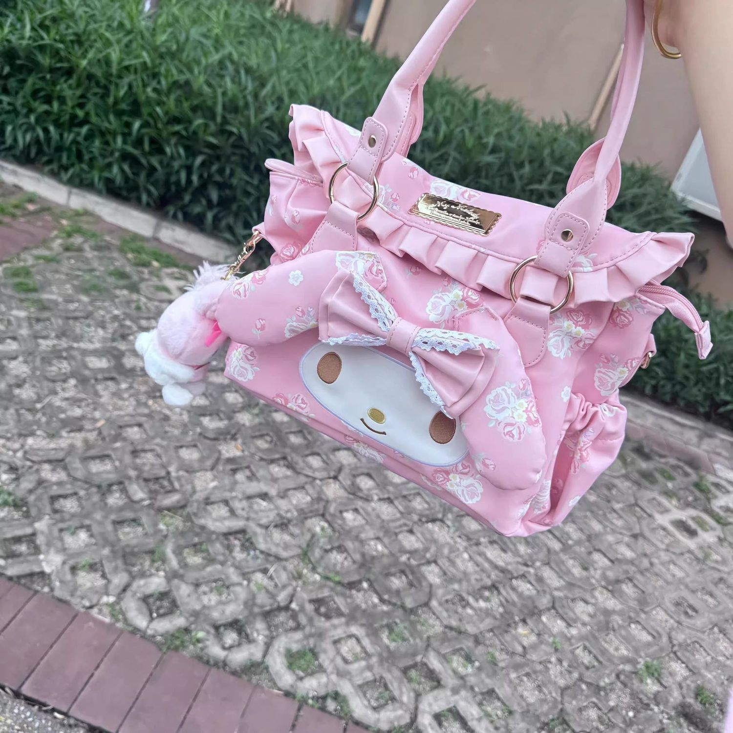 My Melody Karikatür Sevimli Om - Anime Tote Bag incelemesi ve fiyatı