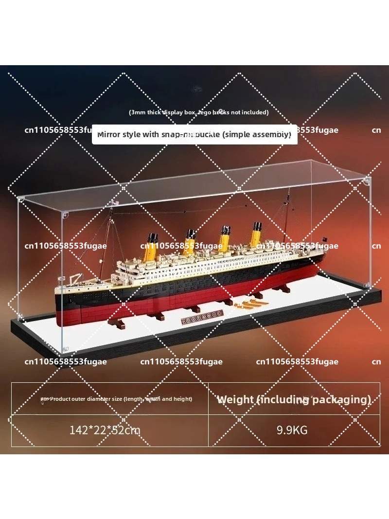 10294 Titanic model figürü içi - Figure Display Box incelemesi ve fiyatı